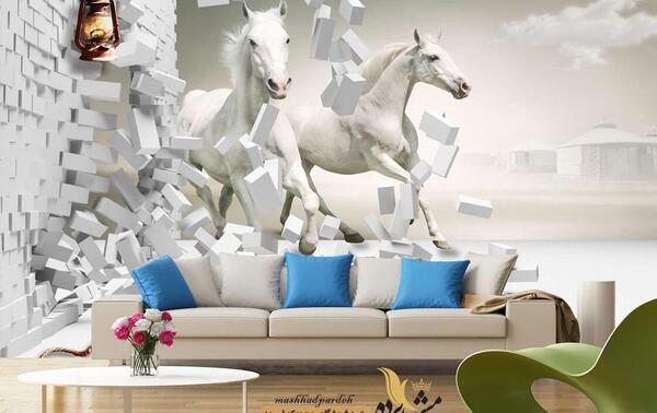 عکس کاغذ دیواری سه بعدی جدید