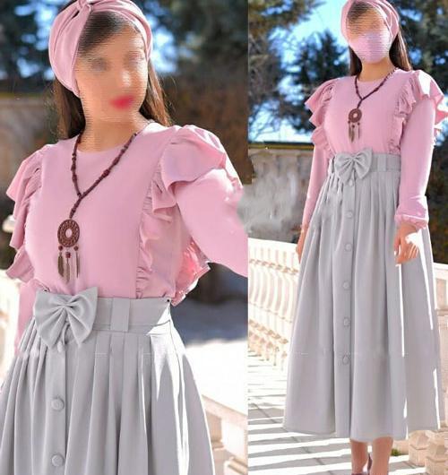 عکس شومیز دامن دخترانه