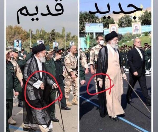 عکس نوشته طنز ساعت قدیم و جدید