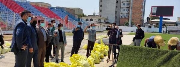 عکس ورزشگاه نساجی مازندران