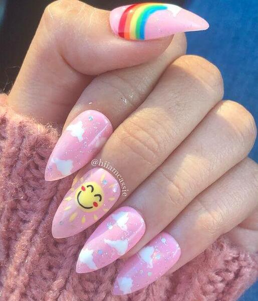 عکس مدل ناخن اسمارتیزی