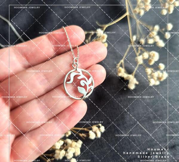 عکس گردنبند نقره دخترانه