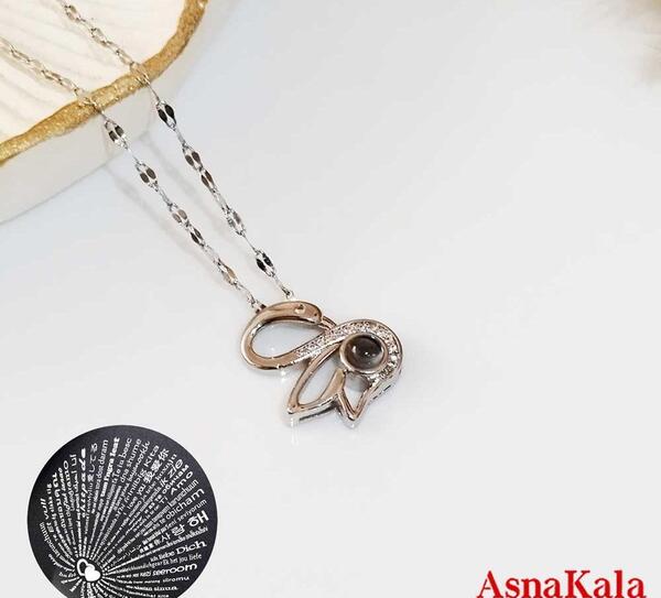 عکس گردنبند نقره دخترانه