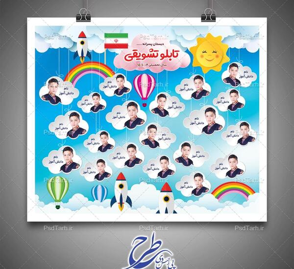 عکس نقاشی کودکانه طرح تشویقی