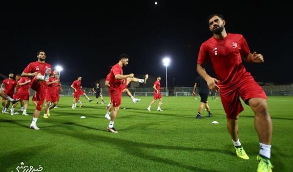 عکس پرسپولیسی ها در قطر