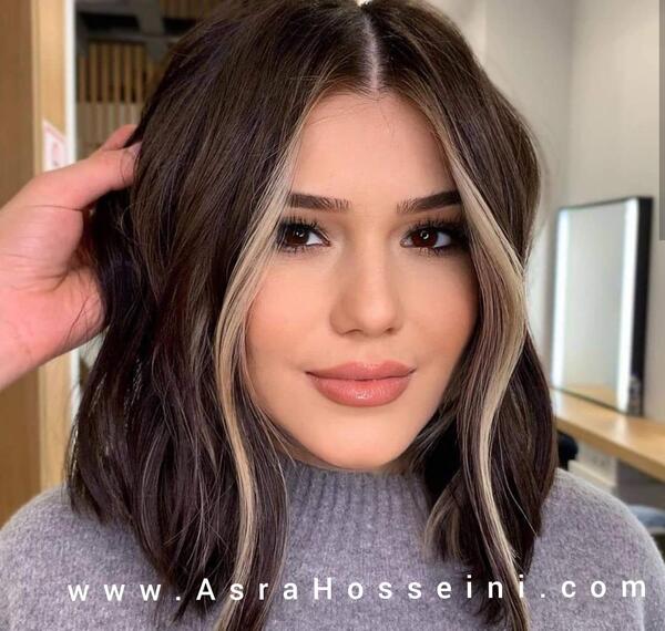 عکس مدل مو جلوی سر