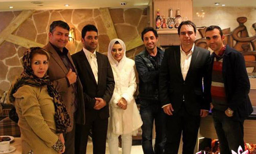 عکس مراسم عقد صبا راد