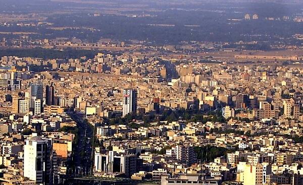 عکس هوایی فردیس کرج