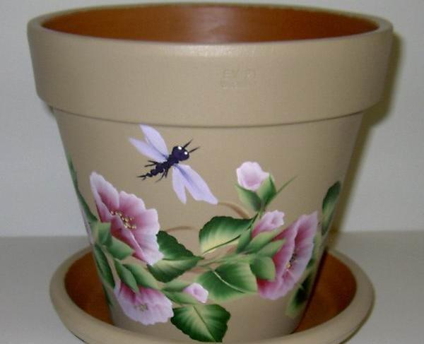 عکس ایده کاردستی گلدان