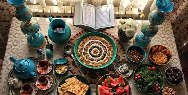 عکس سفره رمضان