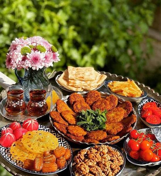عکس سفره رمضان