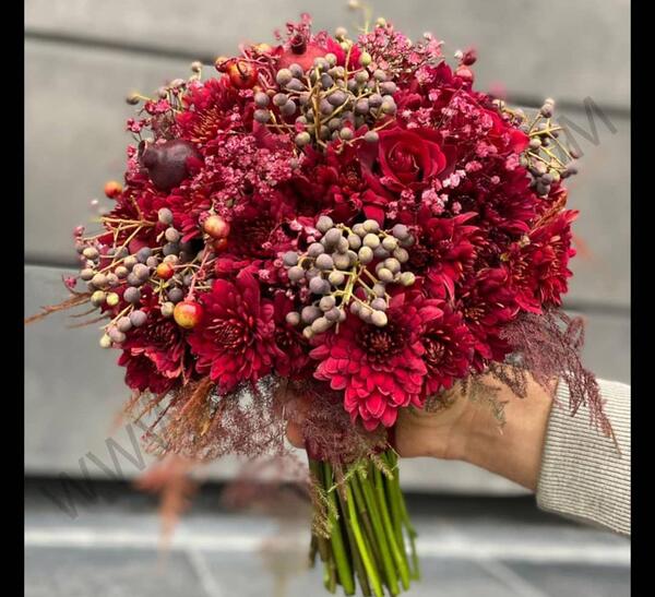 عکسهای دسته گل آبی