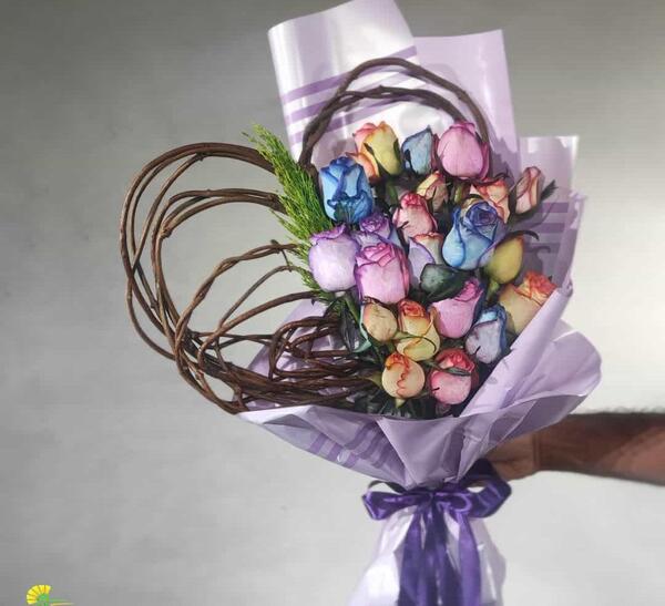 عکسهای دسته گل آبی