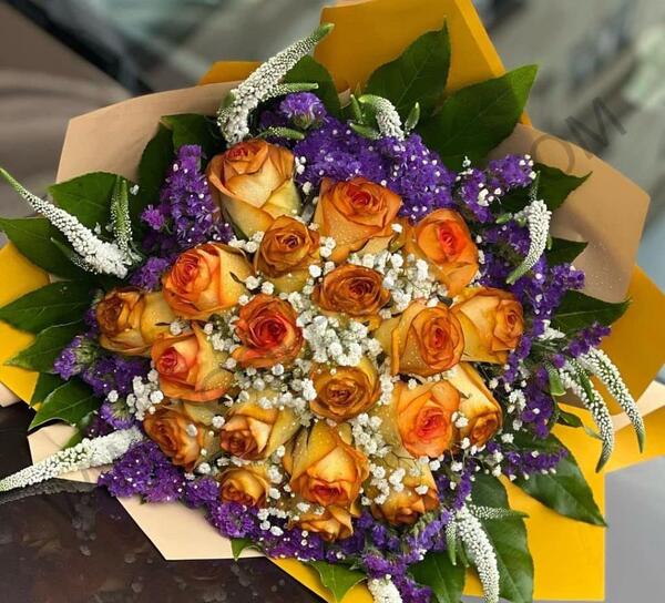 عکسهای دسته گل آبی