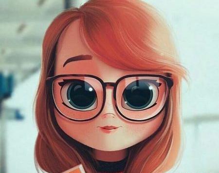 عکس دختر فیک آبی