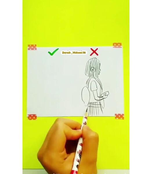 عکس نقاشی ساده و زیبا کبوتر