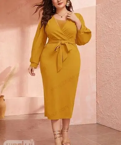 عکس لباس مجلسی زنانه چاق شیک