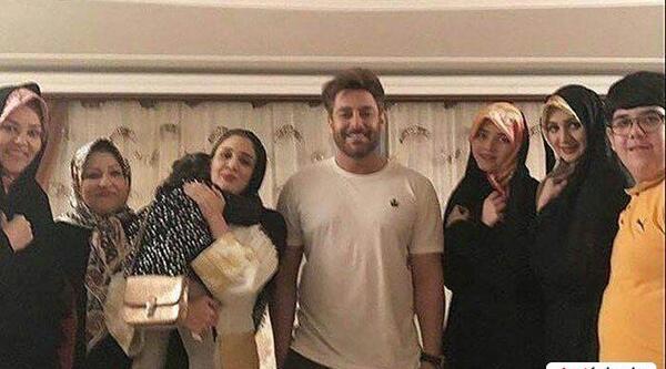 عکس گلزار با نوه خمینی