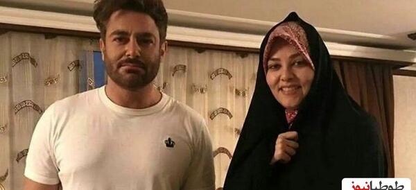 عکس گلزار با نوه خمینی