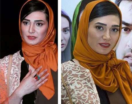 عکس صورت مینا وحید