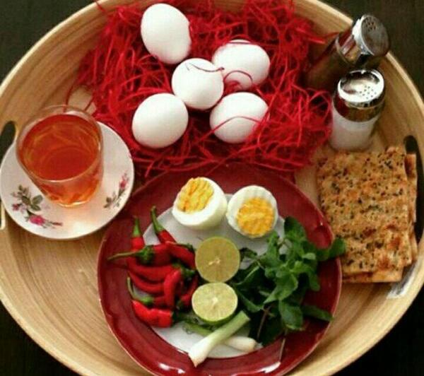 عکس چای صبحانه
