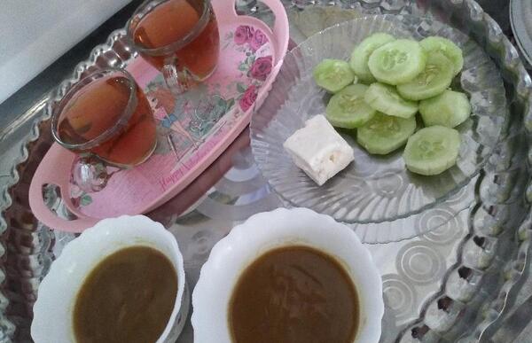 عکس چای صبحانه