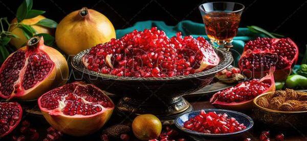 عکس ظروف یکبار مصرف شب یلدا