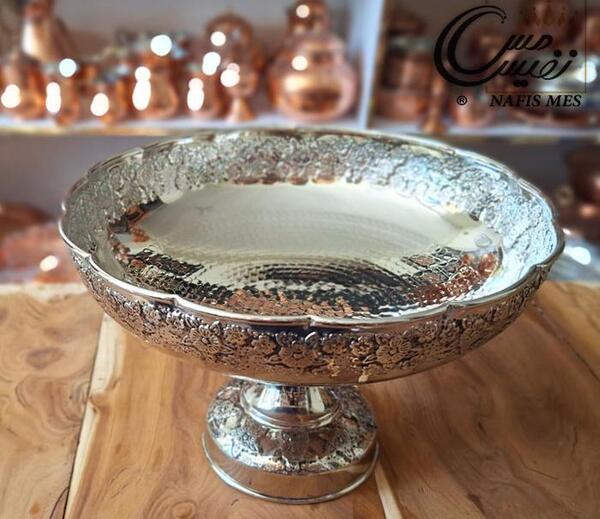 عکس ظرف میوه خوری مسی