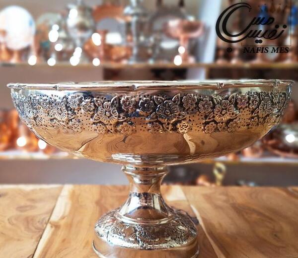 عکس ظرف میوه خوری مسی