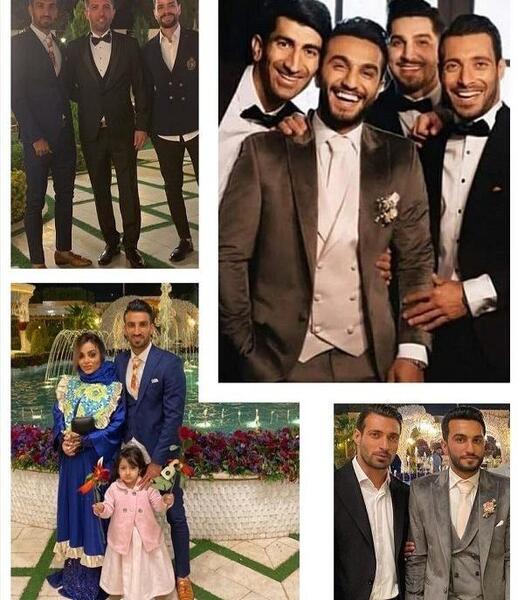 عکس عروسی بازیکنان پرسپولیس