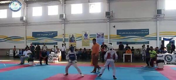 عکس کمربند آبی تکواندو