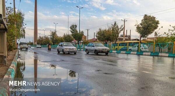 عکس باران پاییزی در روز
