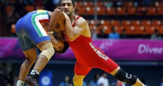 عکس احسان لشگری کشتی