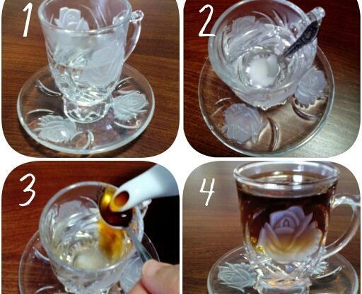 عکس چای دو رنگ
