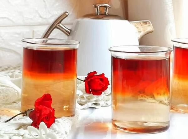 عکس چای دو رنگ