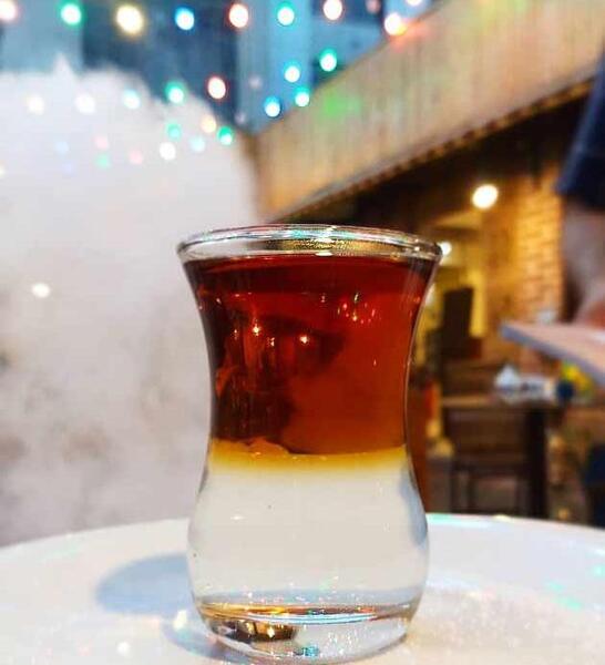 عکس چای دو رنگ
