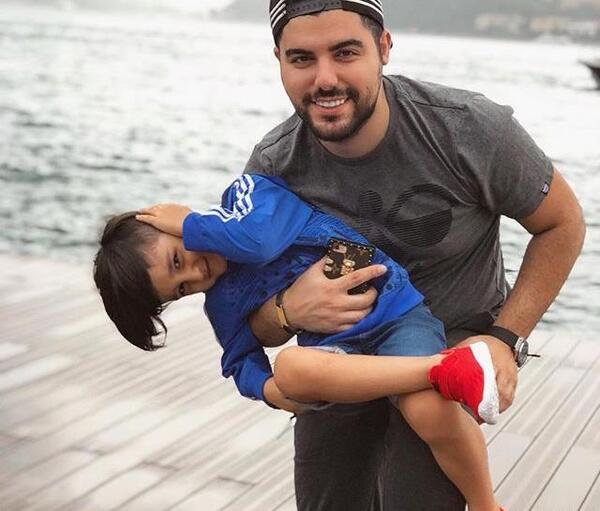 عکس حامد برادران و همسرش