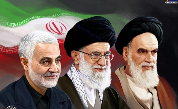 عکس سلیمانی رهبری