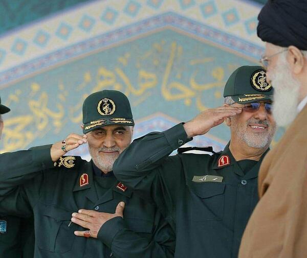 عکس سلیمانی رهبری