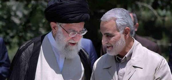 عکس سلیمانی رهبری
