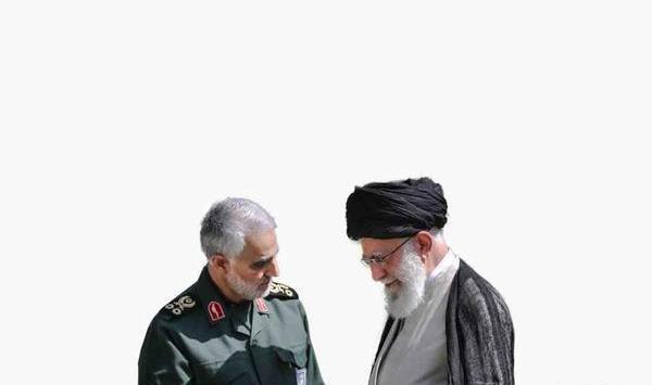 عکس سلیمانی رهبری