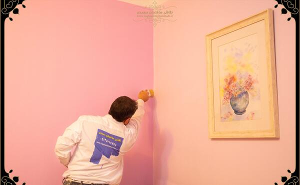 عکس رنگ نقاشی ساختمان