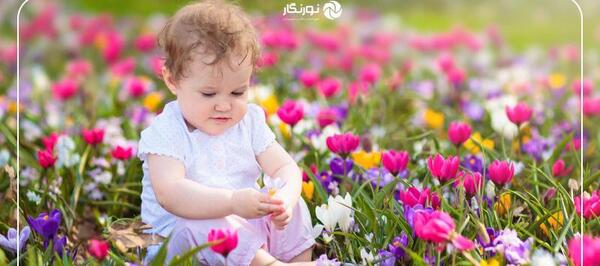 عکس نوروزی از نوزاد