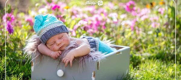 عکس نوروزی از نوزاد