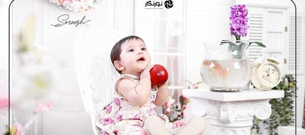 عکس نوروزی از نوزاد