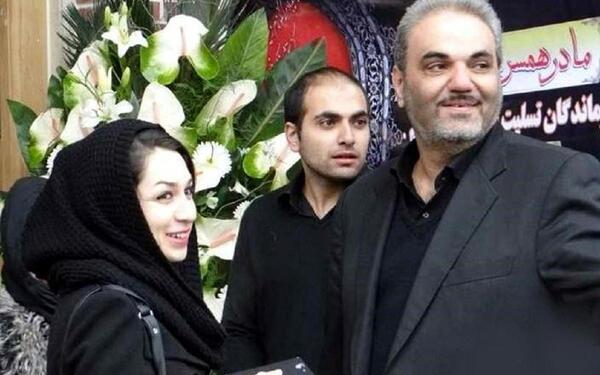 عکس جواد خیابانی و دخترش