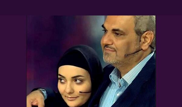 عکس جواد خیابانی و دخترش