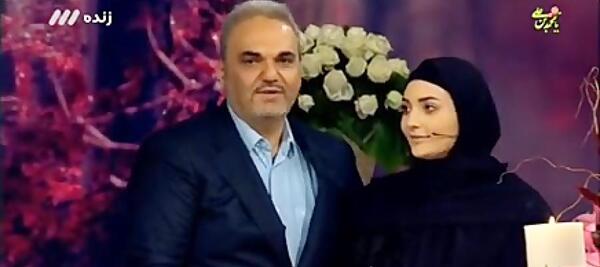 عکس جواد خیابانی و دخترش