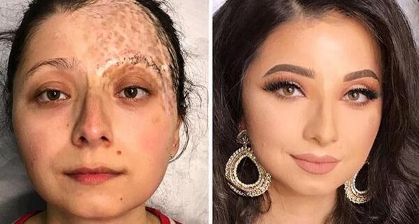 عکس خانم آرایش کرده