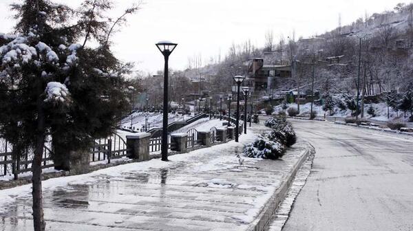 عکس زمستانی همدان